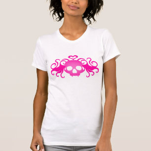 Vampire skull pink T-Shirt