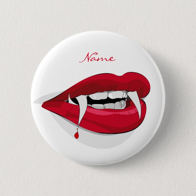 Vampire Smile Thunder_Cove 6 Cm Round Badge (Front)