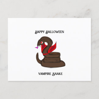Vampire snake mug postcard