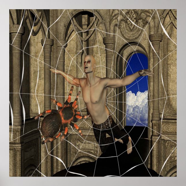 Vampire Spiders Web Poster (Front)