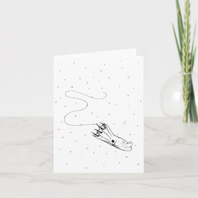 Vampire Squid in the Snow Card (Front)