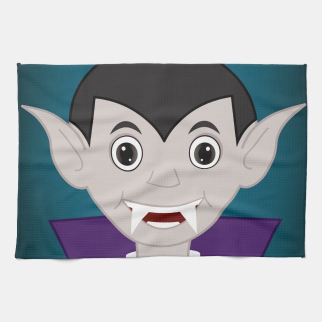 Vampire Tea Towel (Horizontal)