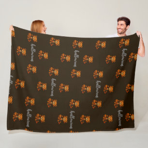 Vampire Teddy Halloween Blanket