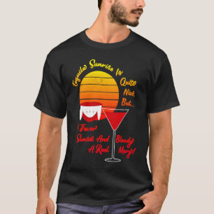 Vampire Tequila Sunrise Bloody Mary Vamp Teeth Hal T-Shirt