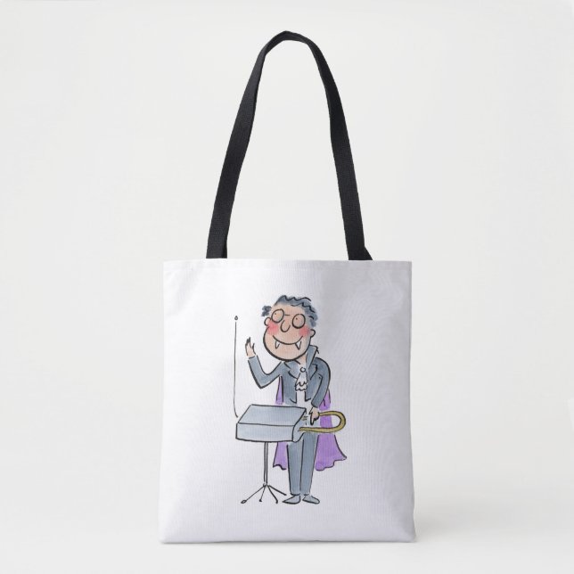 Vampire Theramin Tote Bag (Front)