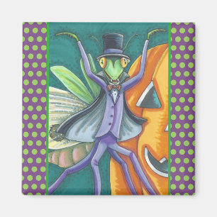 VAMPIRE TRANSYLVANIA PRAYING MANTIS MAGNET Square
