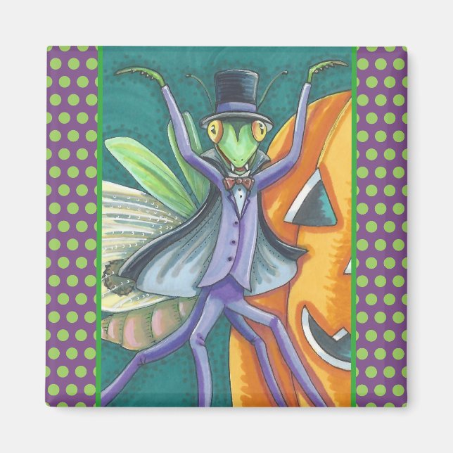 VAMPIRE TRANSYLVANIA PRAYING MANTIS MAGNET Square (Front)