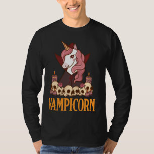 Vampire Unicorn Cute Magical Vampicorn Halloween C T-Shirt