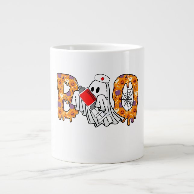 Vampire Vibes || Halloween Large Coffee Mug (Front)