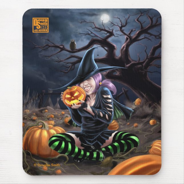 Vampire Witch Mousepad (Front)