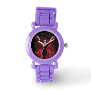 Vampire Woman Spider web gothic Watch