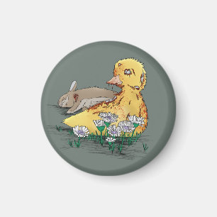 Vampire-Zombie Easter Duckling Magnet
