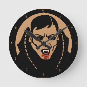 Vampire's  Infinity  Time Wall Clock