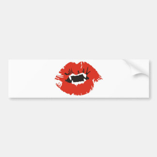 Vampires Kiss Bumper Sticker