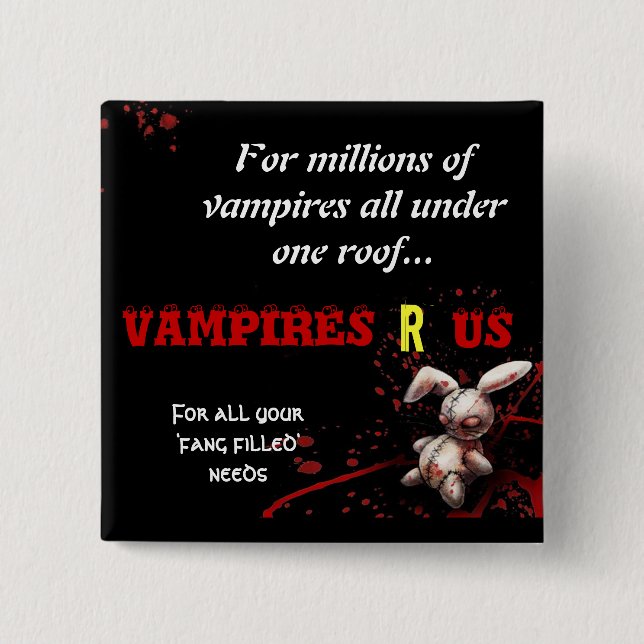 vampires r us badge (Front)