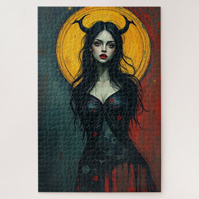Vampiress Jigsaw Puzzle (Vertical)
