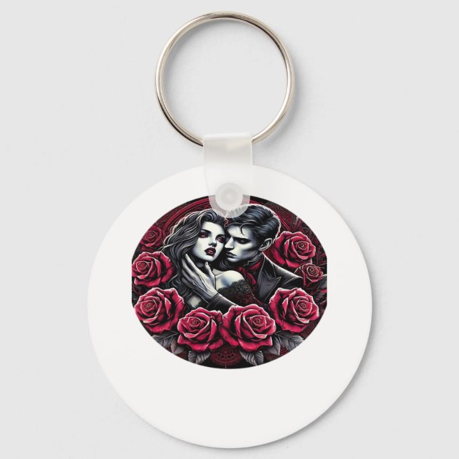 Vampiric Gothic Romance – Till Death Do Us In Clas Key Ring (Front)