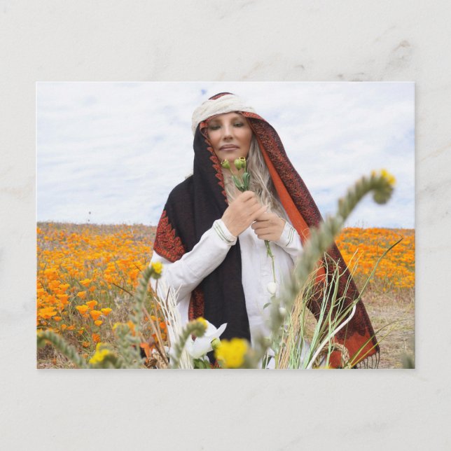 Vamplified Opium Flower Postcard (Front)