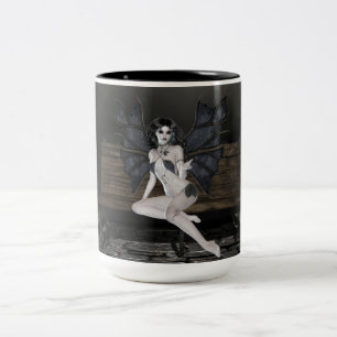 Vampress Waiting in the Mist - Coffee Mug