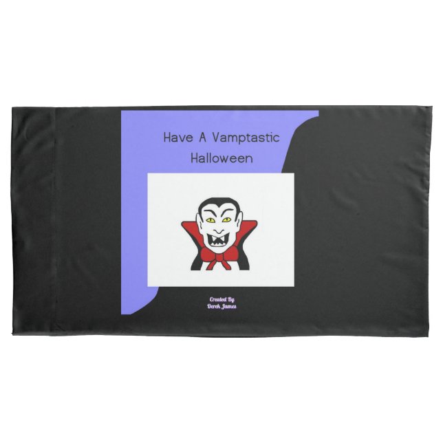 Vamptastic Halloween King Size Pillowcase (Front)