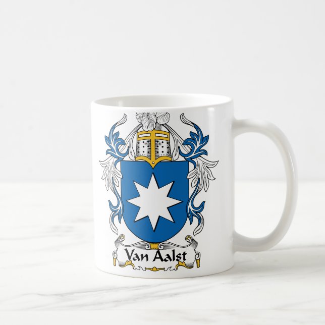 Van Aalst Family Crest Coffee Mug (Right)