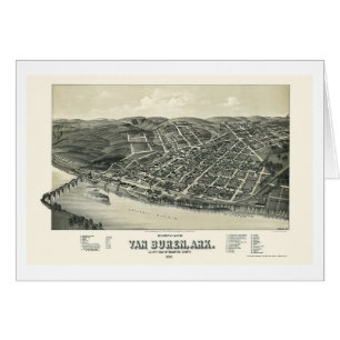 Van Buren, AR Panoramic Map - 1888