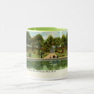 Van Cortlandt Park, New York Vintage Two-Tone Coffee Mug