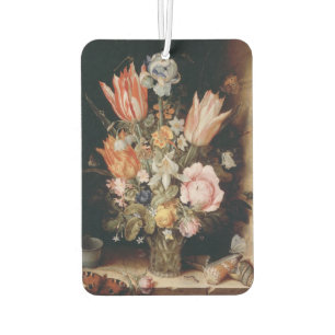 Van den Berghe’s Flowers art air freshner Car Air Freshener