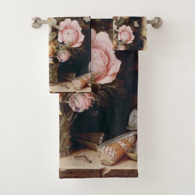 Van den Berghe’s Flowers custom towel set (Insitu)