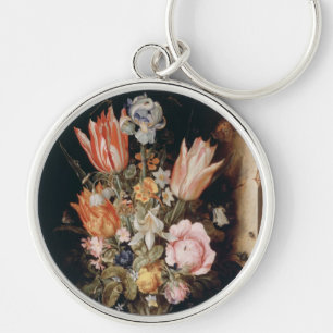 Van den Berghe’s Flowers key chain