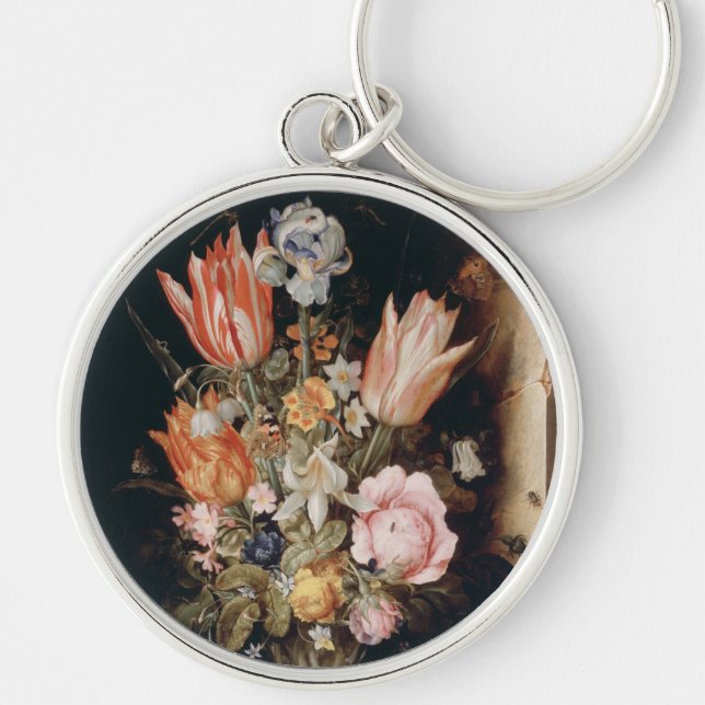 Van den Berghe’s Flowers key chain (Front)