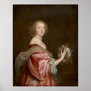 Van Dyck - Catherine Howard Lady D'Aubigny Poster
