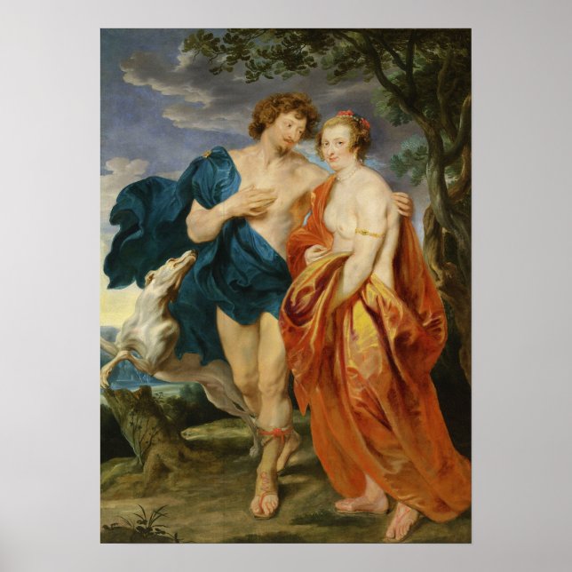 Van Dyck - George Villiers Marquess, Wife Katheri… Poster (Front)