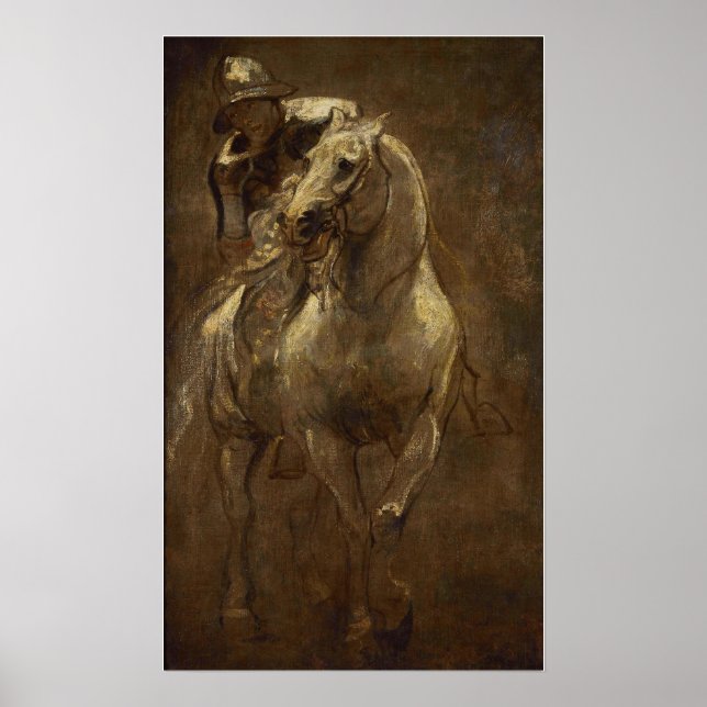 Van Dyck - Man On Horseback Poster (Front)