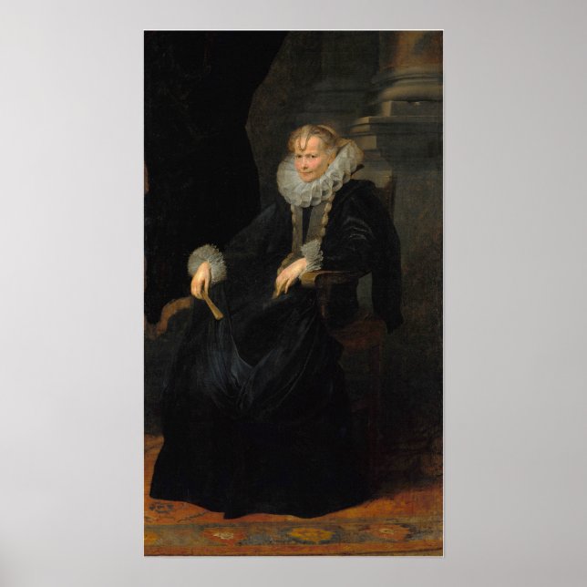 Van Dyck - Portrait Of A Genovese Lady Poster (Front)