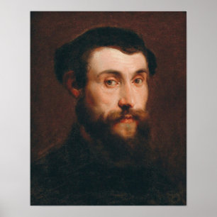 Van Dyck - Portrait Of A Young Man Wearing A Hat Poster