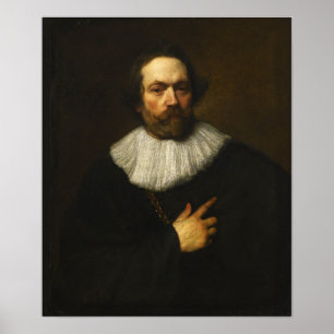 Van Dyck - Portrait Of Man With Beard Poster
