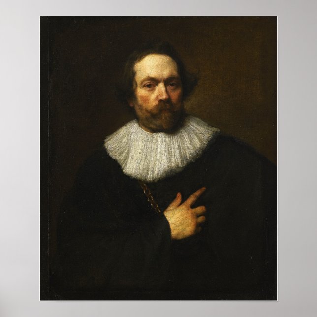 Van Dyck - Portrait Of Man With Beard Poster (Front)