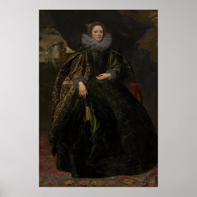 Van Dyck - Portrait Of Marchesa Balbi Poster (Front)