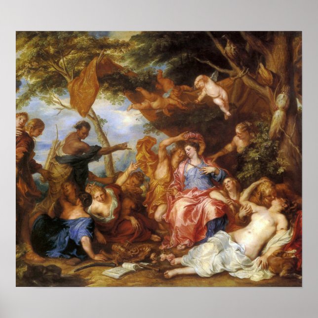 Van Dyck - Race Of Yellow And Blueberry Kisses Poster (Front)