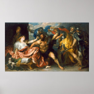 Van Dyck - Samson And Delilah Poster