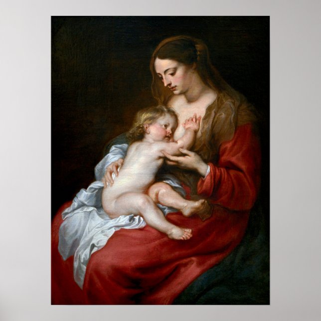 Van Dyck - Virgin And Child Poster (Front)