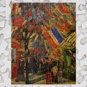Van Gogh; 14th of July Celebration in Paris Jigsaw Puzzle