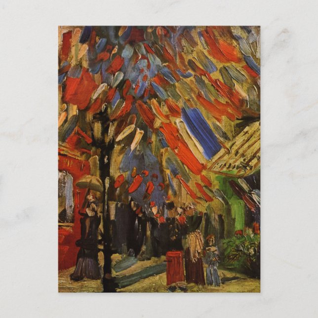 Van Gogh; 14th of July Celebration in Paris Postcard (Front)