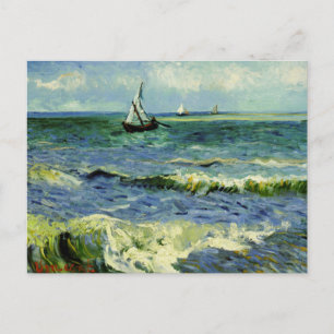 Van Gogh - A Fishing Boat at Sea Postcard