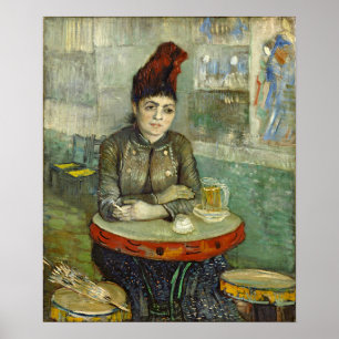 Van Gogh - Agostina Segatori In Cafe Le Tambourin Poster