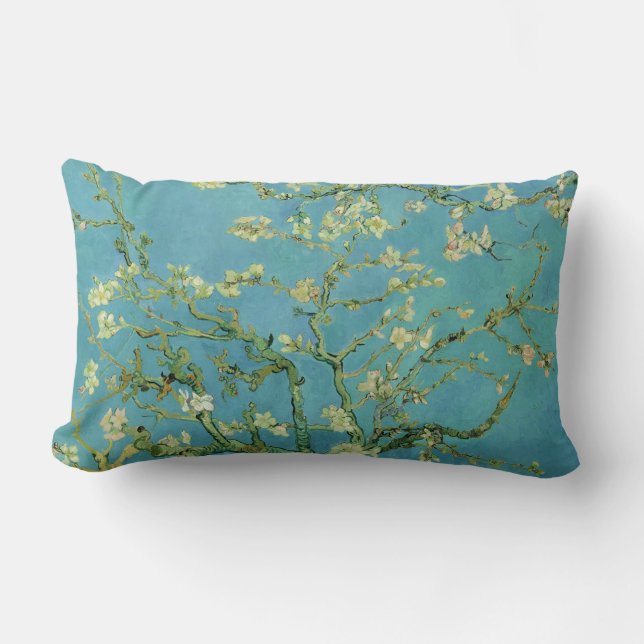 Van Gogh | Almond Blossom | 1890 Lumbar Cushion (Front)