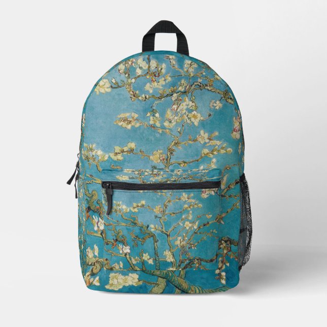 Van Gogh Almond Blossom (1890) Poster  Printed Backpack (Front)