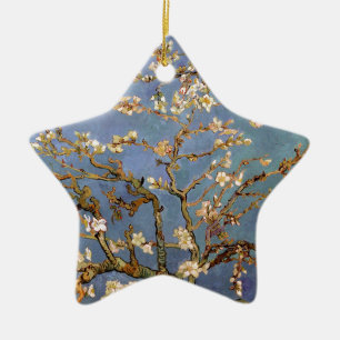 Van Gogh Almond Blossom Ceramic Tree Decoration