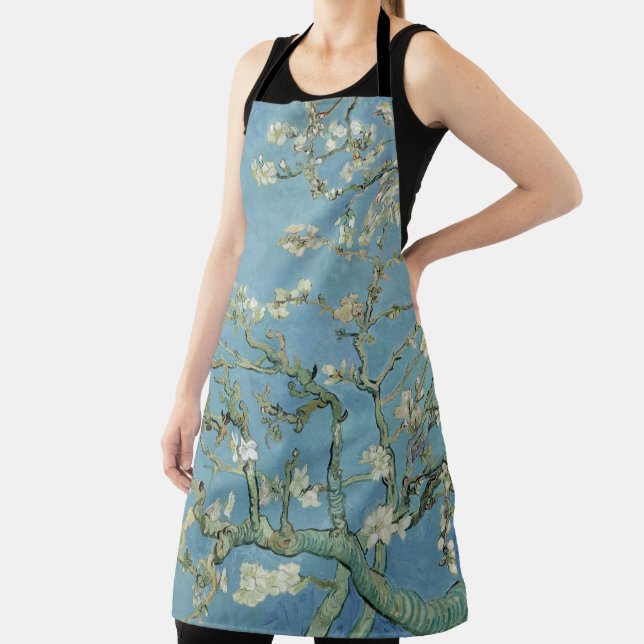 Van Gogh Almond Blossom Floral Painting Apron (Insitu)